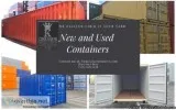 For Sale New and Used Shipping Containers