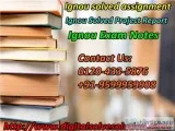 Exploring the need of ignou solved assignment 0120-433-5876