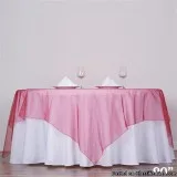 90&quot Organza Overlays - Wine