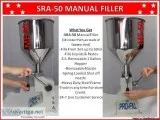 SRA-50 Mini Spring Reload Action Single Head Manual Piston Fille