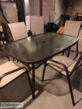 Patio Furniture Set (Table and 6 Chairs)