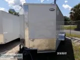 7 x 16 Premium Enclosed Cargo Trailer W6&quot Frame - 68750