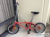 folded bike