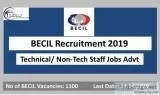 BECIL Recruitment 2019 &ndash20 (1403) Technical Non-Tech Staff 