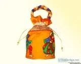 Designer Printed Potli Bag