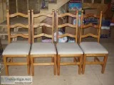 Oak Table with 4 Chairs for SAle