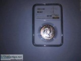 1953-S Franklin Silver Half Dollar NGC MS 66 80% Full Bell Lines