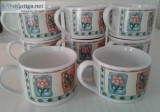 FARBERWARE-WINDOW BOX CUPSMUGS-SET OF 8-NEW