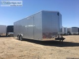 8.5 x 24ft Enclosed Car Hauler  Wells Cargo Enclosed Trailer FT8