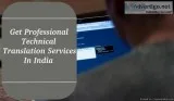 Get Professional Technical Translation Services In India