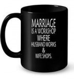 15% OFF - FUNNY QUOTE TEES - WORKSHOP - HUSBAND WORKS and WIFE S