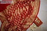 Shop on online store for awesome party bandhani sarees  Singhani