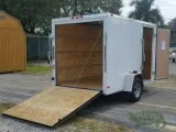 ENCLOSED 6X 10 LAWN TRAILER WRAMP