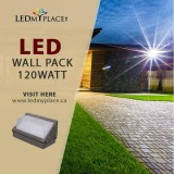 Install Highly Energy-Efficient 120W LED Wall Pack