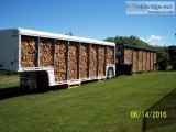 Dry Certified Firewood for sale Delivered and Stacked