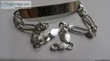 Found engraved Silver bracelet &quotAndrea&quot