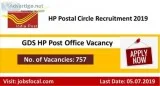 HP Postal Circle Recruitment 2019 &ndash20 (757) GDS HP Post Off
