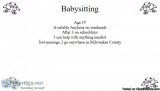 Babysitting