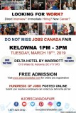 FREE Kelowna Job Fair &ndash March 19th 2019