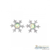 925 STERLING SILVER OPAL EARRING-TRADITION