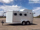 2008 Hart Trailers 3 horse Medallion drop windows head and hip s