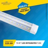 Install T8 8ft LED Integrated Tubes  For Indoor Lighting