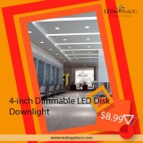 Install 4 inch LED Disk Light to Make Homes Look More Graceful