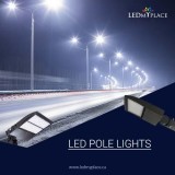 Install LED Pole Lights on the Roadside to Make Driving Easy