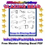 California Snap In Glazing Bead Supply - Fresno Clovis Biola Fri