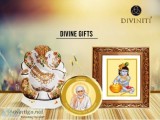 Check out the Radha-Krishna gift items collection at Diviniti