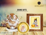 Check out the Radha-Krishna gift items collection at Diviniti