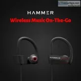 Hammer Zest-H Wireless Bluetooth Sports Earphones(Black)