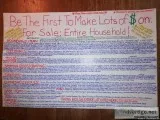 Entire Household For Sale