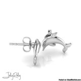 Dolphin Silver Earrings and Studs by JollyRolly