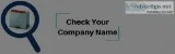 Check your company name