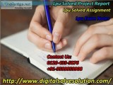 Exploring the need of LPU solved assignment 0120-433-5876
