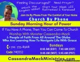 Join Us From The Comfort of Your Home for CHURCH BY PHONE