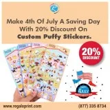 Make 4th Of July A Saving Day With 20% Discount On Custom Puffy 