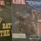 MOHAMMED  ALI  AND FRAZIER  FIGHT  IN TWO  LIFE MAGAZINES