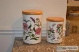 Portmeirion Botanic Garden Pair of Storage Canisters Lovely