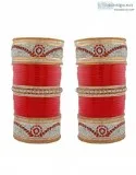 Buy wedding chura and punjabi chura online at best price.
