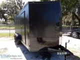 7 x 16 Black Diamond Custom Enclosed Cargo Trailer - 71737
