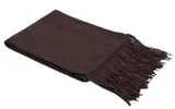 Chocolate Brown Alpaca Fiber Coat Scarf For 42