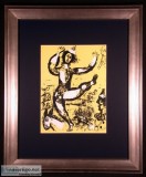 The Circus (in Yellow) Original 1960 Lithograph by Marc Chagall