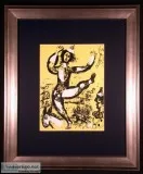 The Circus (in Yellow) Original 1960 Lithograph by Marc Chagall