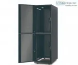52U COLO Rack Enclosure with Side Panels Black