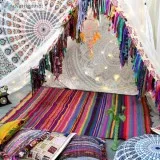 Buy Cheap Floor Area Rug Woven Chindi Rugs  Bitablu.com