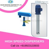 High Speed Disperser Manufacturer - Galaxy Industrial Equipments