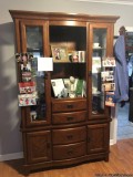 New Wooden and Glass Cabinet