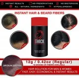 Medium Brown Hair Fibers - Look Thick